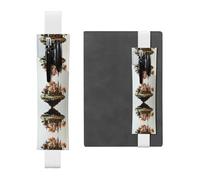 WZYCWB Segnalibri portapenne in pelle con scena miniaturizzata, segnalibri regolabili per diario, perfetti come regalo di ritorno a scuola o di Natale,