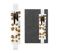 WZYCWB Segnalibro regolabile a nido d'ape con ape, portapenne in pelle, perfetto per il rientro a scuola, regalo di Natale, portapenne in pelle