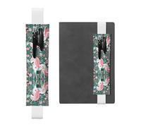 WZYCWB Segnalibro regolabile con unicorno con capelli rosa, portapenne in pelle, perfetto per il rientro a scuola, regalo di Natale, segnalibro portapenne in pelle