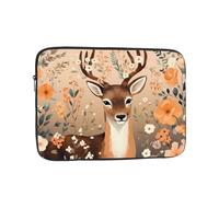 WZYCWB Serious Deer 13 "Custodia stampata per laptop da 10-17", perfetta sia per uso aziendale che per il tempo libero.