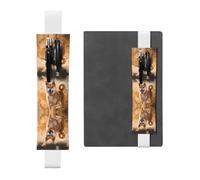 WZYCWB Shiba Inu - Segnalibro regolabile in pelle, perfetto per il rientro a scuola, regalo di Natale, portapenne in pelle