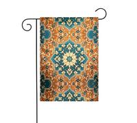 WZYCWB Simmetrico motivo floreale stampato bandiere decorative da giardino, impermeabile all'aperto piccole bandiere, decorazione atmosfera festosa