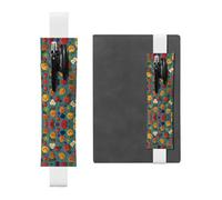 WZYCWB Simpatici astucci per matite a tema frutta, portapenne in PVC e portapenne con elastici e segnalibri sono le migliori scelte regalo.