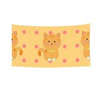 WZYCWB simpatico cartone animato gattino festa Banner decorazione festa banner adatto per feste di compleanno o decorazioni di vacanza