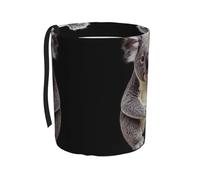 WZYCWB Simpatico cestino per auto a forma di koala, pratico e comodo, adatto per diversi modelli di auto, fornisce spazio ideale per riporre oggetti