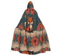 WZYCWB Simpatico mantello con cappuccio per Halloween, con cappuccio, unisex, adatto per feste cosplay di Halloween