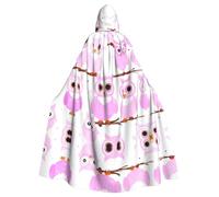 WZYCWB Simpatico mantello con cappuccio per Halloween, un elegante mantello per adulti perfetto per carnevale, feste a tema e feste in maschera.