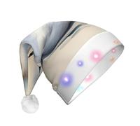 WZYCWB Simpatico piccolo cigno adulto Capodanno cappello di Natale, con luci a LED, unisex peluche cappello di Natale, Capodanno regalo festa di Natale