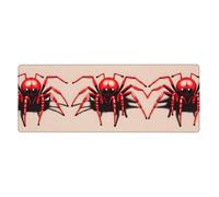 WZYCWB Simpatico piccolo ragno rosso tappetino per mouse 30 x 80 cm Tappetino per mouse da gioco adatto per laptop e ambienti di ufficio