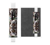 WZYCWB Simpatico portapenne in pelle di koala, portapenne regolabile, perfetto per il rientro a scuola come regalo di Natale