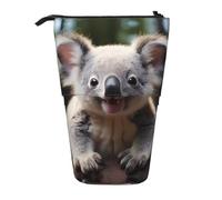 WZYCWB Simpatico portapenne retrattile con stampa koala, adatto per l'uso come semplice borsa per cosmetici, portafoglio, ecc.