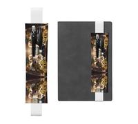 WZYCWB Simpatico segnalibro regolabile con pianta di koala, portapenne in pelle, perfetto per il rientro a scuola, regalo di Natale, segnalibro portapenne in pelle