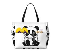 WZYCWB Sketch of a panda Borsa da viaggio stampata per nuoto e fitness/shopping al supermercato/vacanza al mare