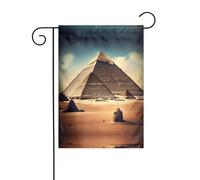 WZYCWB Sognando le Piramidi di Cheope Bandiere da giardino - 30,5 x 45,7 cm, bandiere decorative da giardino da appendere