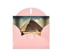 WZYCWB Sognando le piramidi di Khufu, biglietti di auguri per le vacanze, adatti per familiari, amici e coppie
