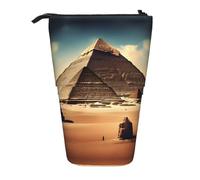 WZYCWB Sognando le piramidi di Khufu contenitore retrattile per portapenne, porta pennelli da trucco o borse con coulisse per monete.