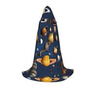WZYCWB Solar System Planets L - Mantello con cappuccio per cosplay, ideale per feste e feste