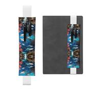 WZYCWB Sottomarino squalo corallo regolabile diario segnalibro, in pelle, perfetto per il rientro a scuola, regalo di Natale, segnalibro in pelle portapenne