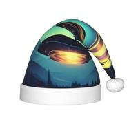 WZYCWB Spacecraft Descend Patterns Fun Christmas Party Hat Class Party Activity Holiday Christmas Decoration Hat