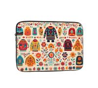 WZYCWB Speciale costume etnico 10 pollici stampato laptop manica per 10 - 17 pollici laptop, perfetto sia per il lavoro che per il tempo libero.