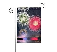 WZYCWB Splendid Fireworks Bandiere da giardino - 30,5 x 45,7 cm, bandiere decorative da giardino da appendere