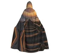WZYCWB StairsSunset - Mantella con cappuccio per adulti, unisex, per Halloween, carnevale, feste in maschera, giochi di ruolo
