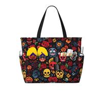 WZYCWB Stampa stravagante Borsa da viaggio da spiaggia stampata per nuoto e fitness/shopping al supermercato/vacanze al mare