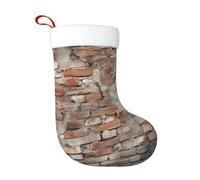 WZYCWB Stampe di mattoni Le calze natalizie, appese al caminetto, sono perfette per contenere regali e dolci.