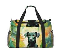 WZYCWB Steampunk Gear Borsa da viaggio portatile borsa da fine settimana borsa fitness yoga borsa adatta per fitness e altri scenari, Cane in piedi, Taglia unica
