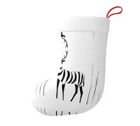 WZYCWB Strange Deer Holiday calzini decorativi 17,7 pollici calzini di stoccaggio