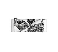 WZYCWB Strange Dog Baby fascia con fiocco (0-6 mesi) - Universale per neonati e bambini, un must per una decorazione carina