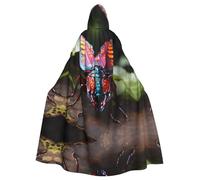 WZYCWB Strange Insects - Mantello con cappuccio per Halloween, per adulti, grande, per travestimenti, giochi di ruolo