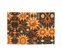 WZYCWB Striscione per feste con linee di girasole per compleanni, canti natalizi, lauree e anniversari.