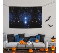 WZYCWB Striscione per feste con motivo cielo stellato, perfetto per compleanni, feste di Natale, lauree e anniversari.