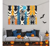 WZYCWB Striscione per feste con testa di zebra per compleanni, canti natalizi, lauree e anniversari.