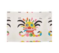 WZYCWB Striscione per feste stampato con mostri graffiti, 119,4 x 180,3 cm, perfetto per compleanni, vacanze, lauree e anniversari.