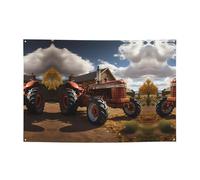 WZYCWB Striscione rosso per feste di compleanno, canti natalizi, lauree e anniversari.