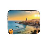 WZYCWB Sunset in Barcelona Custodia per laptop da 15" compatibile con laptop da 10-17". Un accessorio leggero, portatile ed elegante.