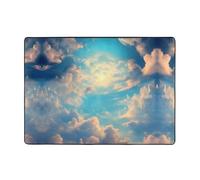 WZYCWB Tappeto Cloudy Sky Prints, 203,2 x 147,3 cm, morbido e antiscivolo, adatto per comodini, uffici, balconi e altri spazi.