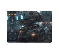 WZYCWB Tappeto Future Robot Prints, 203,2 x 147,3 cm, morbido e antiscivolo, adatto per comodini, uffici, balconi e altri spazi.