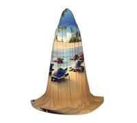 WZYCWB Tartarughe sulla spiaggia Stampa S Capo con cappuccio | Costume cosplay, Halloween Anime Party Prop
