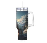 WZYCWB Tazza di ghiaccio stampata con orso polare in inverno - super isolamento termico e freddo, un must per i viaggi all'aperto e lo sport