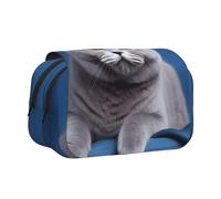 WZYCWB Temperament Shorthair astuccio portatile ideale per organizzare penne in ufficio o riporre pennelli da trucco