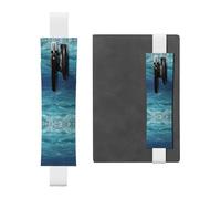 WZYCWB The Deep Blue Sea - Segnalibro regolabile in pelle, perfetto per il rientro a scuola, regalo di Natale, segnalibro in pelle, portapenne