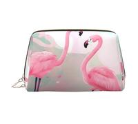 WZYCWB The Deep Ocean - Trousse da donna in pelle stampata, elegante e morbida, resistente, Amore fenicottero, Taglia unica