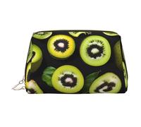 WZYCWB The Deep Ocean - Trousse in pelle stampata per cosmetici, elegante e portatile, Kiwi Verde, Taglia unica