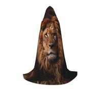 WZYCWB The Lion's Gaze - Mantello con cappuccio, taglia M, per cosplay, Halloween e feste anime