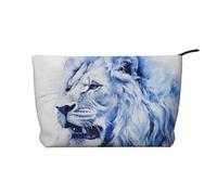 WZYCWB The Majestic Lion. Borsa per cosmetici stampata, perfetta per viaggi di lavoro e viaggi., Il leone feroce, Taglia unica