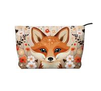 WZYCWB The Majestic Lion. Borsa per cosmetici stampata, perfetta per viaggi di lavoro e viaggi., La volpe nel Bush, Taglia unica