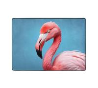 WZYCWB The Mighty Flamingo Pinting Rug 203,2 x 147,3 cm, morbido e soffice pelo corto, adatto per soggiorno, ufficio, comodino, balcone